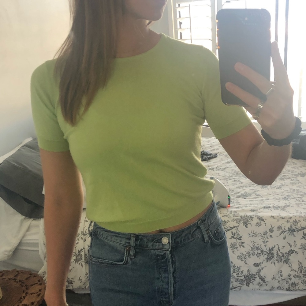 VINTAGE Cashmere Silk Blend Sweater Tee